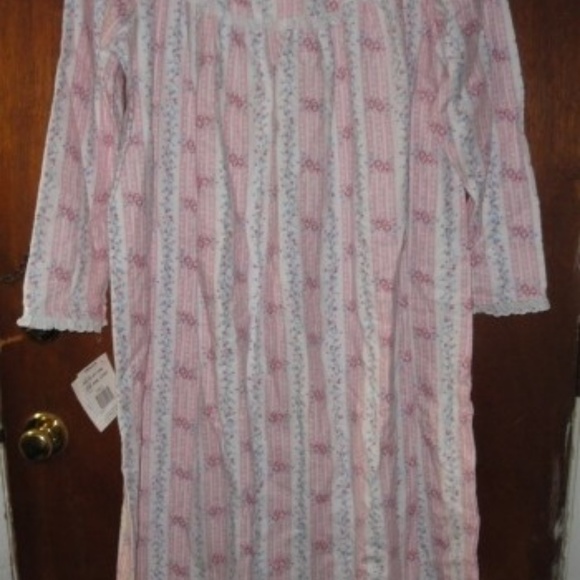 Bellepointe Cotton Flannel Nightgown Small Medium - Picture 2 of 8